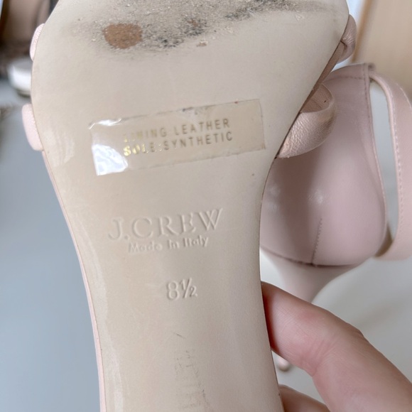 J Crew blush heels size 8.5 - Picture 2 of 4